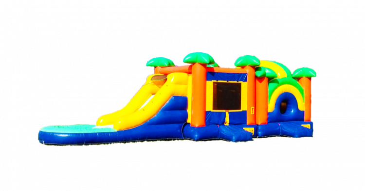 40' PARADISE PLAYGROUND BOUNCE Wet OR Dry 5 IN 1 COMBO