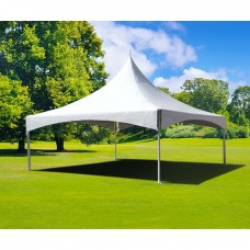 White 20' X 60' Triple High Peak Marquee Tented Area