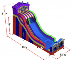 22' Carnival Funhouse Slide