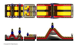 The Challenger 72' Obstacle Course