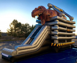 Lifelike T-Rex Bounce & Slide Combo