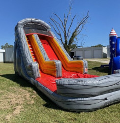 18' Red Volcano Water Slide