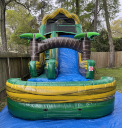 18' Tropical Surf Water Slide