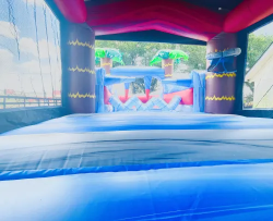 Shark Attack 15' X 30' Bounce House Obstacle Course